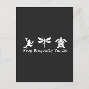 Subtle Anti-Trump FDT Anti-Maga Frog Turtle Announcement Postcard