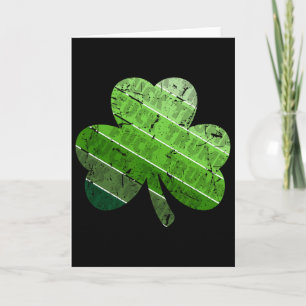 Subtle Anti Trump St. Patrick's Day Green Shamrock Card