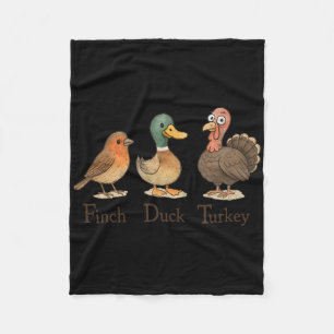 Subtle Bird Anti Trump Shirt Retro Bird Finch Duck Fleece Blanket