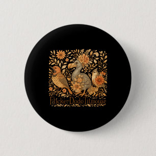 Subtle Birds Flicker Dodo Titmouse Trump Resist Bo 2 Inch Round Button