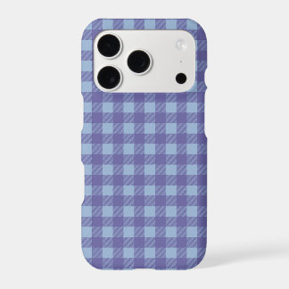 Subtle Blue and Violet Gingham Pattern