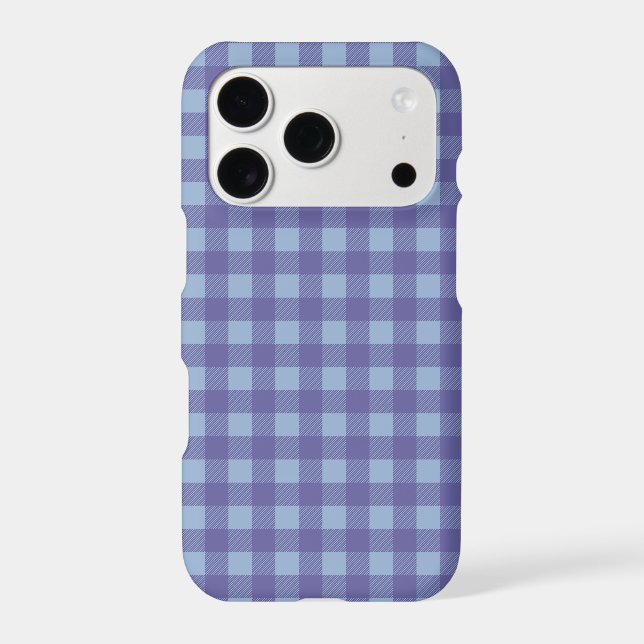 Subtle Blue and Violet Gingham Pattern (Back)