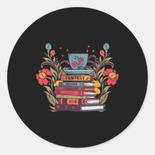 Subtle Book Anti-trump Shirt Book Fantasy Drama Tr Classic Round Sticker
