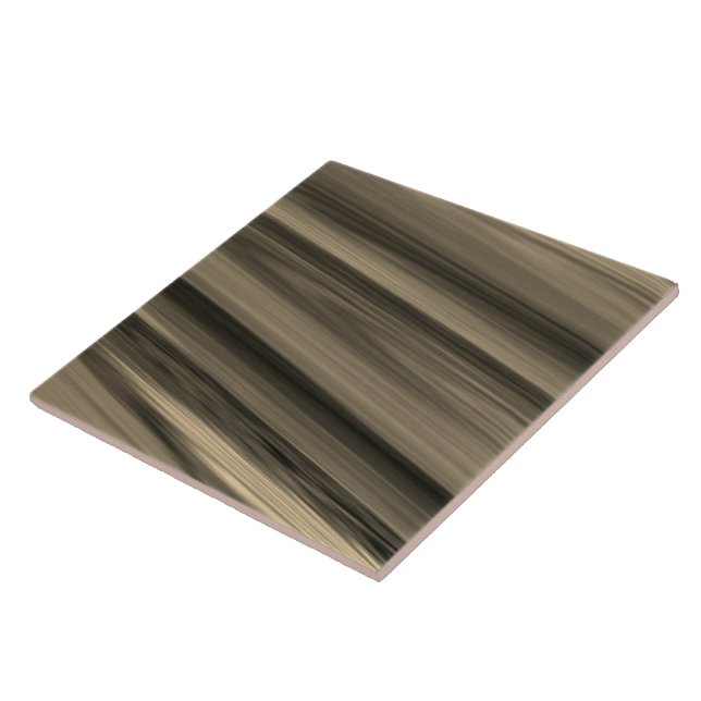  Subtle Brown Stripe  Tile (Side)