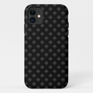 Subtle Clubs - Dark Grey on Black iPhone 11 Case
