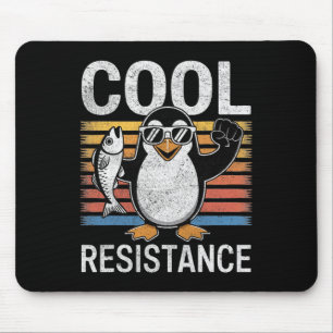 Subtle Cool Resistance Penguin Tariffs Protest Ant Mouse Pad