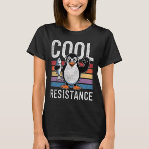 Subtle Cool Resistance Penguin Tariffs Protest Ant T-Shirt
