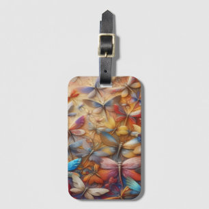 Subtle Dragonflies  Luggage Tag
