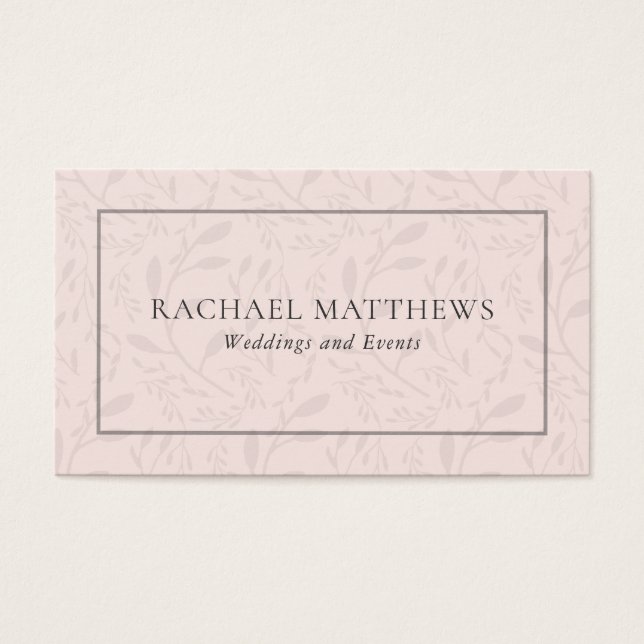 Subtle Elegance Pink Feminine Floral (Front)