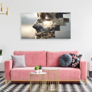subtle emergence  canvas print