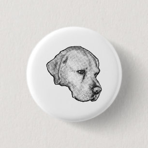 Subtle flake contrast 1 inch round button