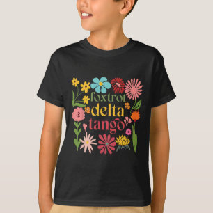 Subtle Floral Trump Resist Shirt Flowers Foxtrot D