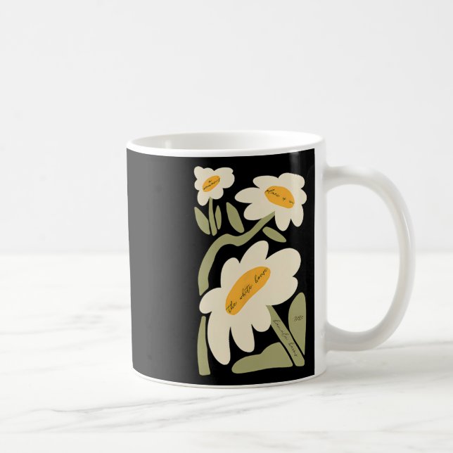 Subtle Flower Kamala Harris Boho Floral 1  Coffee Mug (Right)
