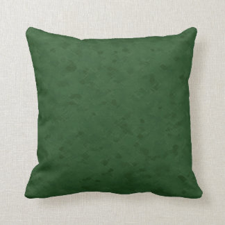Subtle Forest Green Pattern Throw Pillow