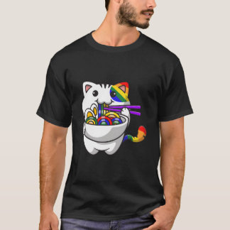 Subtle Gay Ra Cat Pride Flag Rainbow Flag Cat Gay T-Shirt