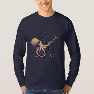 Subtle Guitar Octopus T-Shirt
