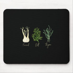 Subtle Herb Fennel Dill Thyme Anti Trump Shirt Res Mouse Pad