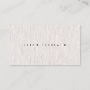 Subtle Imprint Weave White Profile Appointment Card
