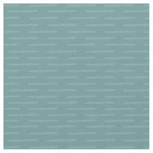 Subtle Lines on Grey Cyan Fabric
