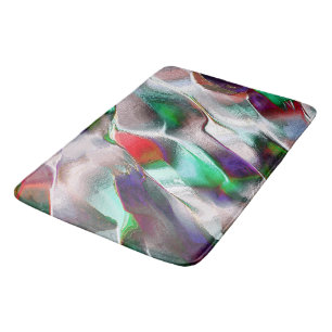 Subtle or colourful extravagance in a virtual rock bath mat