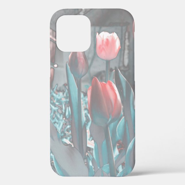 Subtle Pastel tulips Case-Mate iPhone Case (Back)