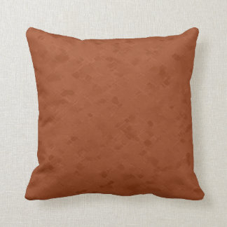 Subtle Rust Pattern Throw Pillow