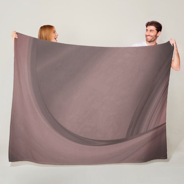 Subtle Sangria Fleece Blanket (In Situ)