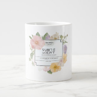 Subtle Scent Profile Label Custom Essential Oil &  Large Coffee Mug