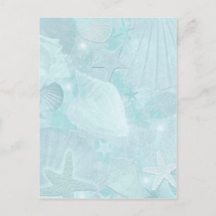 Subtle sea shells Graphic Art Postcard