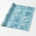 Subtle Snowflakes Wrapping Paper<br><div class="desc">Wrap all your winter holiday gifts in this subtle snowflake design wrapping paper.</div>
