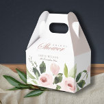 SUBTLE SOFT BLUSH PINK ROSE FLORAL BRIDAL SHOWER FAVOR BOX<br><div class="desc">If you need any further customisation please feel free to message me on yellowfebstudio@gmail.com.</div>