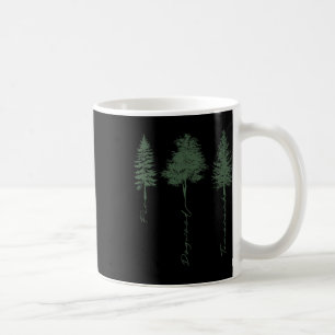 Subtle Tree Anti Trump Fir Dogwood Tamarack  Coffee Mug