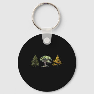 Subtle Tree Anti Trump Shirt Fir Dogwood Tamarack Keychain