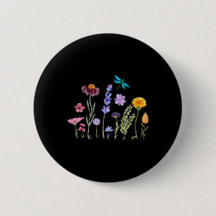 Subtle Vintage Watercolor Anti Trump 2 Inch Round Button