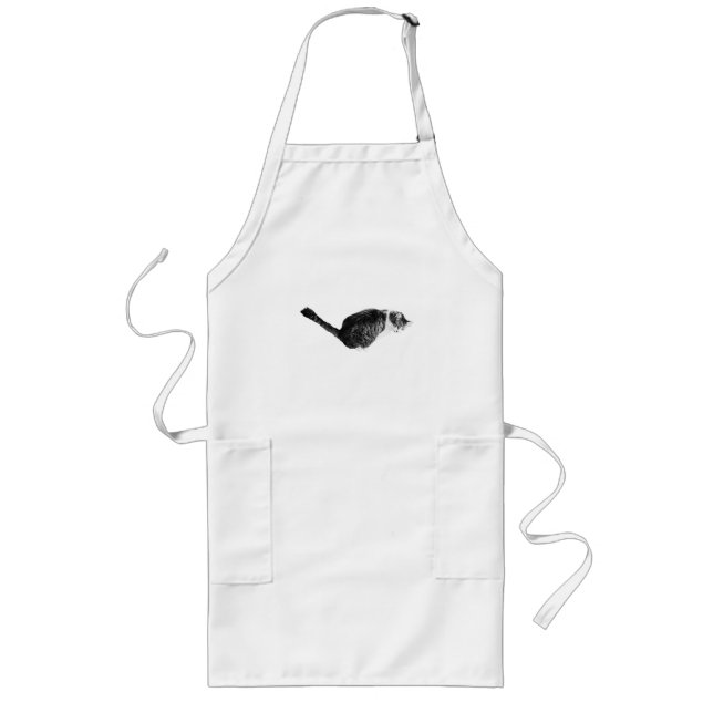 Subtle Watch, Artistic Quiet Long Apron (Front)