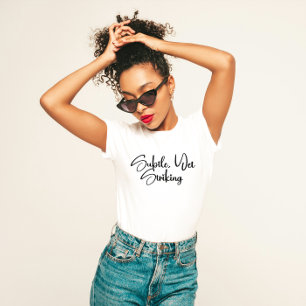 "Subtle Yet Striking" Confident Minimalist  T-Shirt