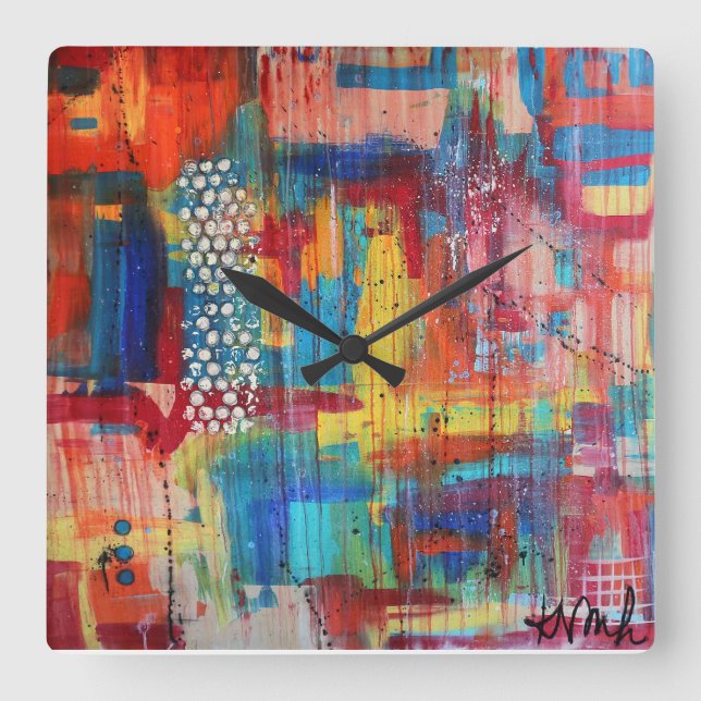 Suburban Beehive Wall Clock (Front)