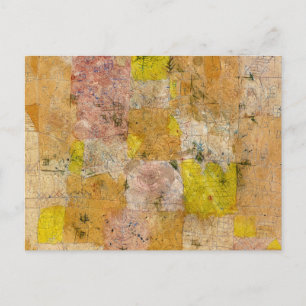 Suburban Idyll, 1926 by Paul Klee Postcard