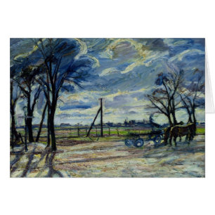 Suburban Landscape in Spring