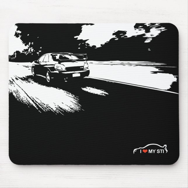 Suburu WRX STI - add your photo Mouse Pad (Front)