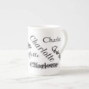 Subway Art Name Bone China Specialty Mug