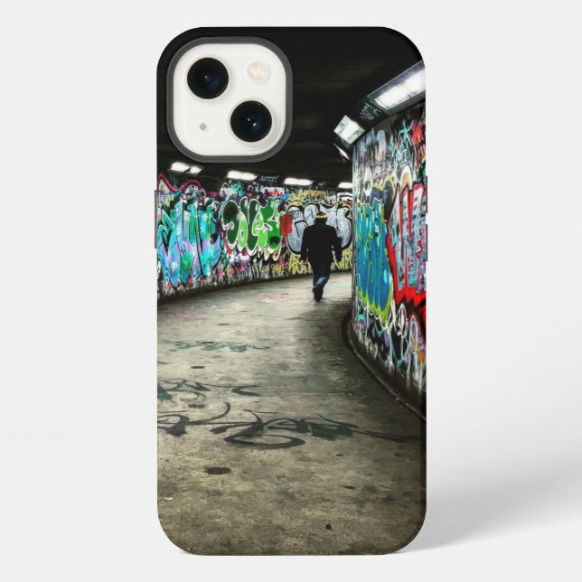 Subway graffiti art iPhone case (Back)
