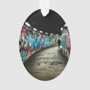 Subway graffiti ornament