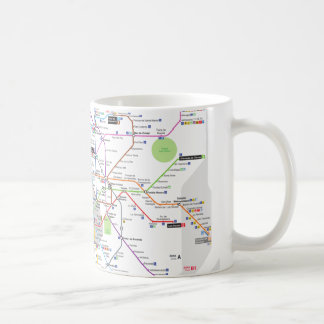 Subway of Madrid Coffee Mug