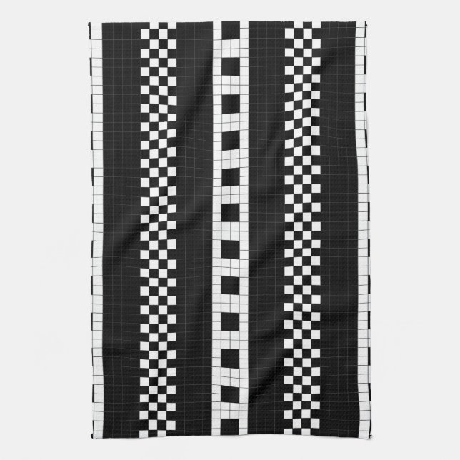 Subway Plaid Geometrics RL90 Kitchen Towel (Vertical)