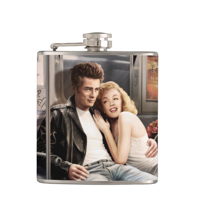 Subway Riders 2 Hip Flask (Front)