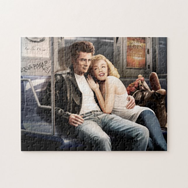 Subway Riders Jigsaw Puzzle (Horizontal)