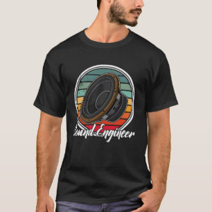 Subwoofer sound engineer audio synthesizer music m T-Shirt