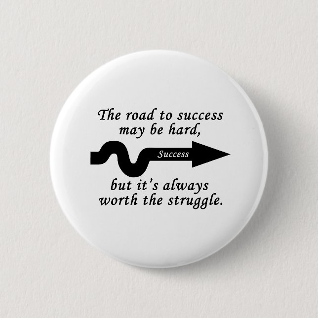 Success 2 Inch Round Button (Front)