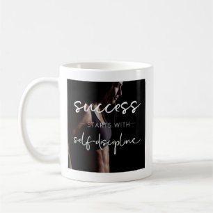 Success And Discipline - Women's Gym Motivational Coffee Mug